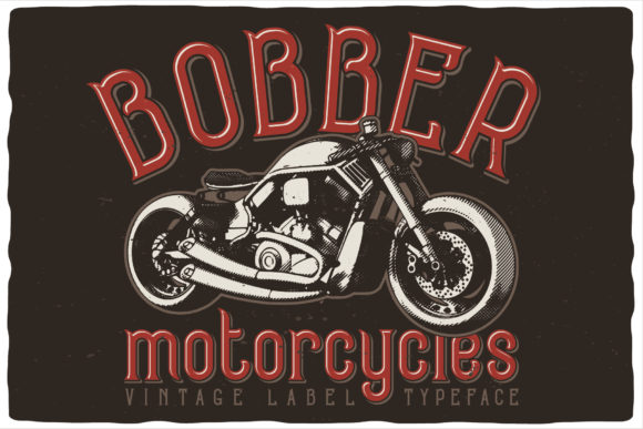 Bobber Motorcycles: A Bold and Retro Font for Creative Branding