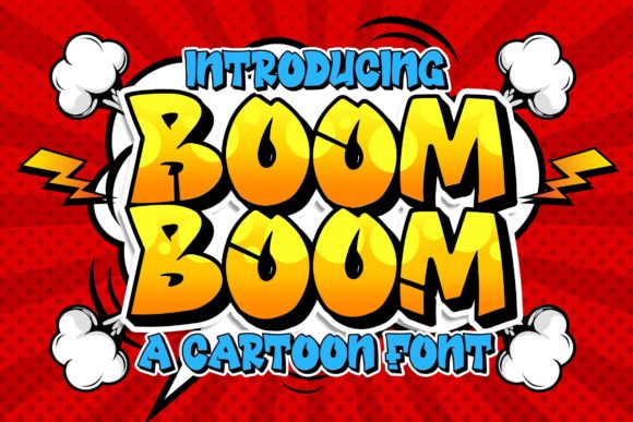 Boom Boom: A Dazzling Display Font for Standout Web Design