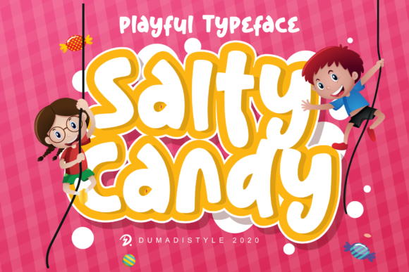 Boost Your Campaign with Salty Candy: A Cheerful Display Font