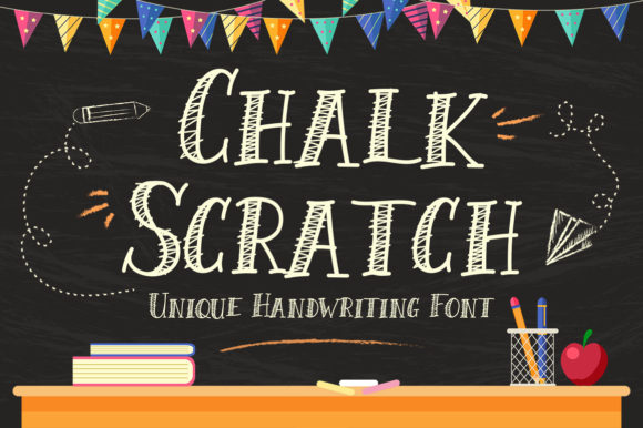 Chalk Scratch: A Playful Font for Engaging Branding