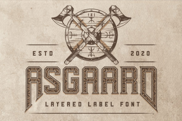 Discover Asgaard: A Norse-Inspired Display Font for Bold Designs