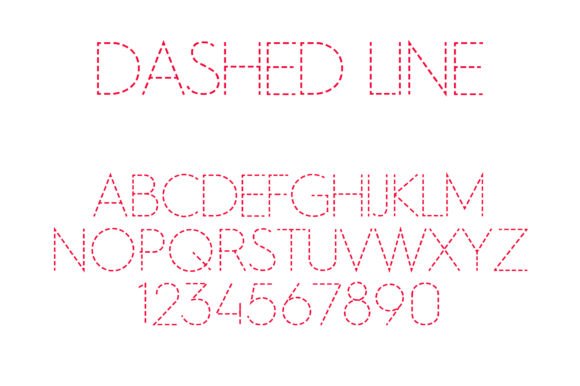 Discovering Dashed Line: A Unique Display Font for Editorial Design