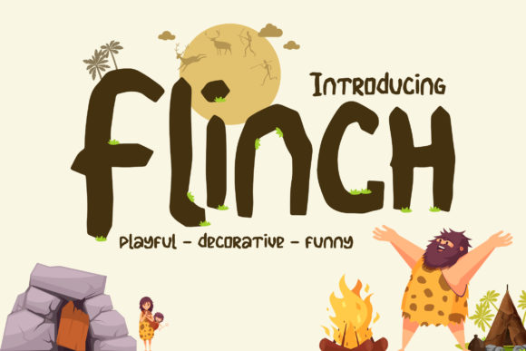 Flinch: A Bold and Dynamic Display Typeface
