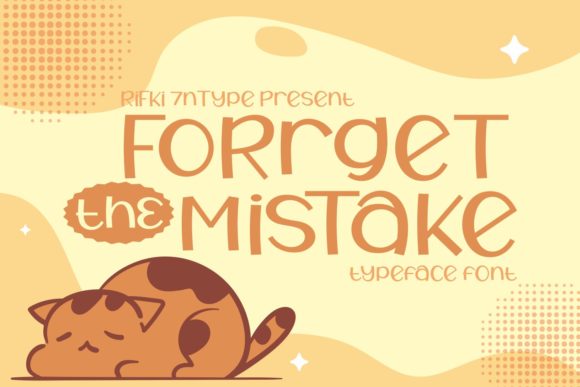 Forget the Mistake: A Fresh Display Font for Modern Web Design