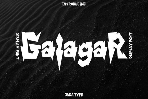 Galagar: A Unique Display Font for Creative Makers