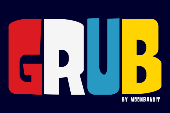 Grub: A Bold and Playful Font for Dynamic Branding