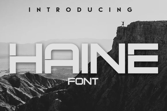 Haine: The Premium Display Font for Bold Campaigns