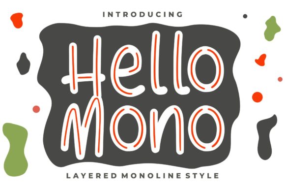 Hello Mono: A Playful Display Font for Creative Web Design