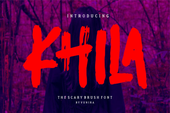 Khila: The Spooky Display Font for Unique Branding
