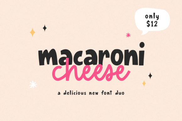 Macaroni Cheese: A Whimsical Display Font