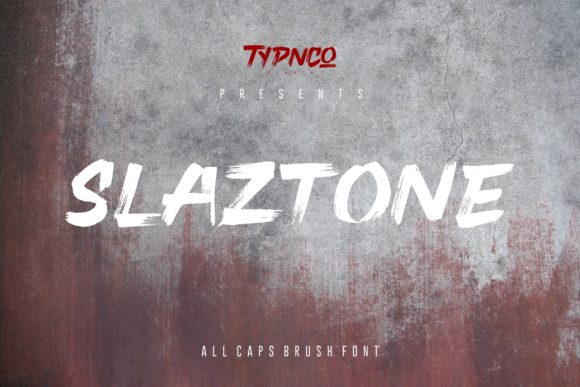 Slaztone: A Bold and Expressive Display Font