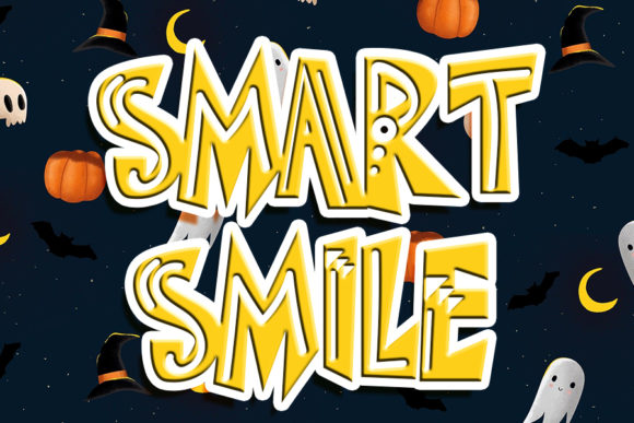 Smart Smile: A Bold, Fun Display Font for Web Design