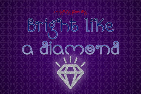 Transform Your Brand with Bright Like a Diamond Font