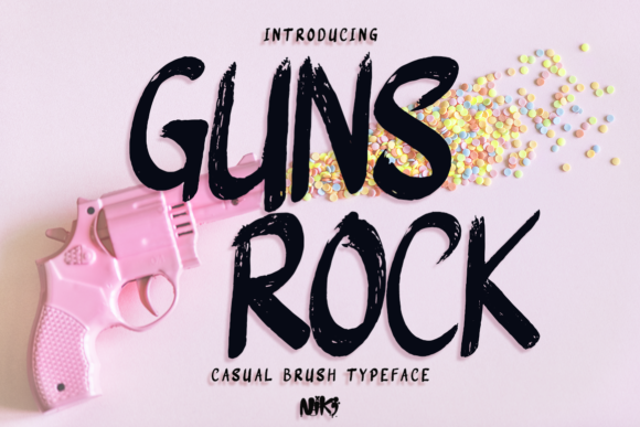 Transform Your Brand with Guns Rock: A Versatile Display Font