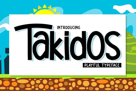 Transform Your Brand with Takidos: A Fun and Playful Display Font