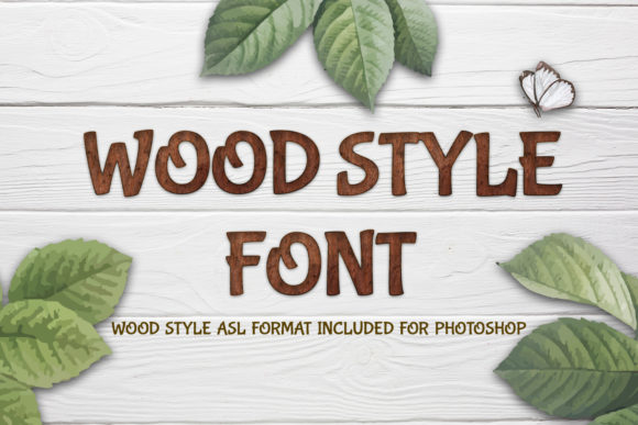 Wood Style: A Charming Display Font for Creative Branding